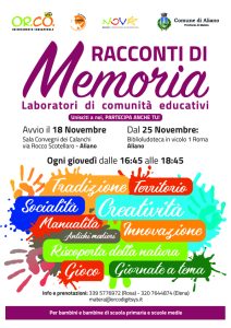 Locandina Racconti di Memoria Aliano